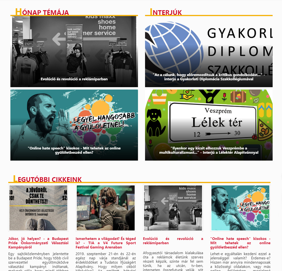 Tőled Hallottam Weboldal